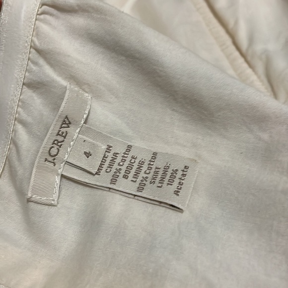 JCREW Colorful Strapless Floral Dress Size 4 with Pockets & non-slip support fit - Picture 5 of 10